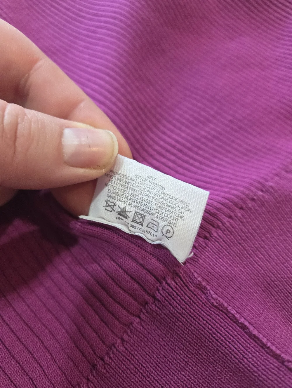 Tory Burch Simone Cotton Rib Knit Cardigan Fuschia Pink Logo Buttons Size XS